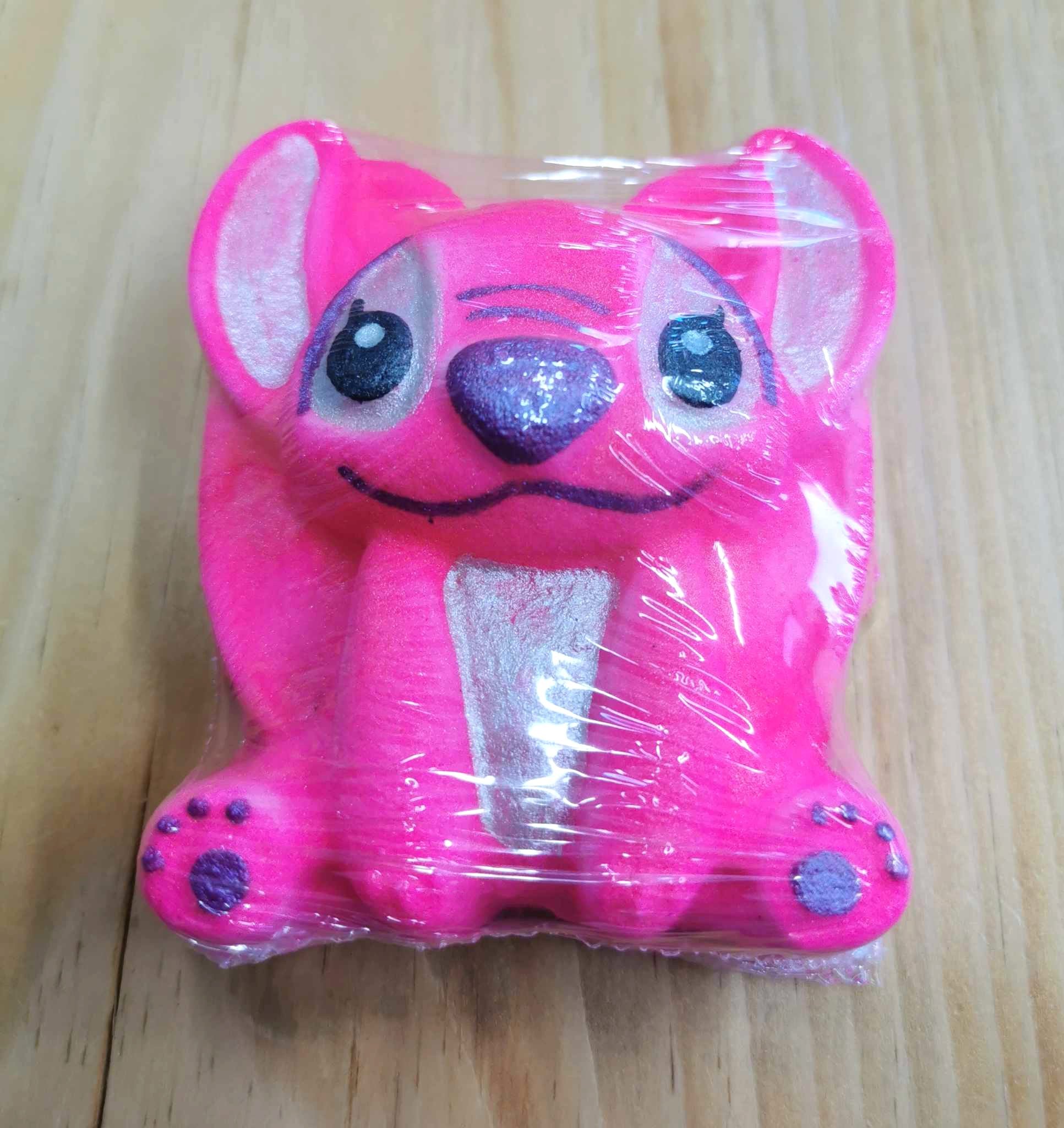 Bombe de bain effervescence -  Stitch fille rose - Salade de fruits